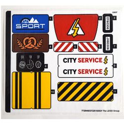Sticker Sheet for Set 60306-1