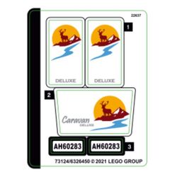 Sticker Sheet for Set 60283-1