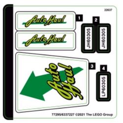 Sticker Sheet for Set 60305-1