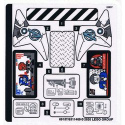 Sticker Sheet for Set 76166-1