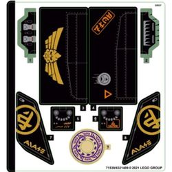 Sticker Sheet for Set 71736-1