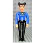 Belville Figure Articulated Elbows, Female, Black Hair, Purple Top (Queen)