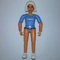 Belville Figure Articulated Elbows, Female, White Hair, Medium Blue Top with Silver Stars Print (Stella)