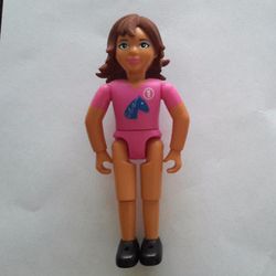 Belville Figure Fixed Elbows, Child, Female, Brown Hair and Pink Shirt