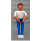 Belville Figure Articulated Elbows, Male, Brown Hair, White Shirt with Anchor Print, Blue Pants, White Shoes