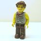 Juniors Midifig, Jake, Light Gray Torso, Brown Legs