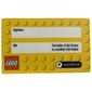 Official LEGO Builder License, Lenticular Card
