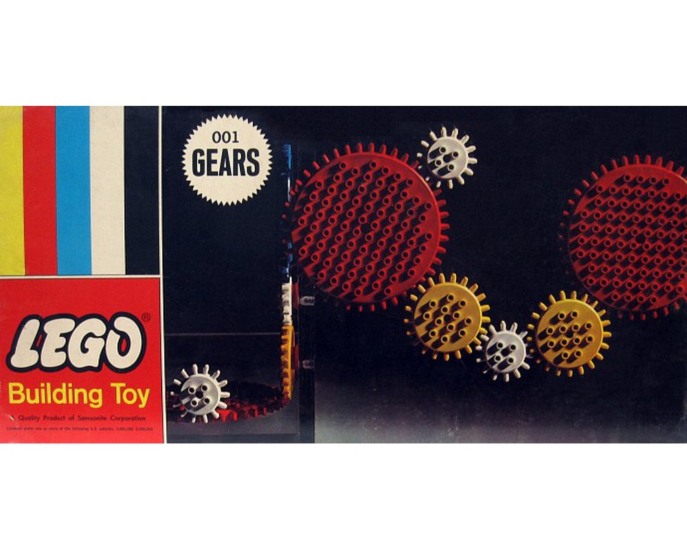 LEGO Set 001-1 Gears (1965 System > Samsonite) | Rebrickable - Build with  LEGO