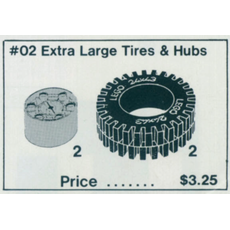 Extra Large Tires & Hubs (set 02-1)
