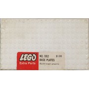 Five Large Base Plates - White