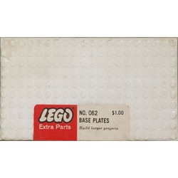 Five Large Base Plates - White