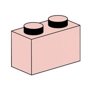 1 x 2 Sand Red Bricks