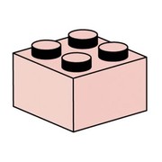 2 x 2 Sand Red Bricks