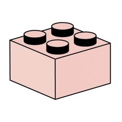 2 x 2 Sand Red Bricks