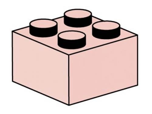 2 x 2 Sand Red Bricks
