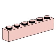 1 x 6 Sand Red Bricks