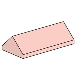 2 x 4 Sand Red Ridge Roof Tiles Steep Slope