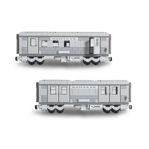 Santa Fe Cars - Set I (mail or baggage car)