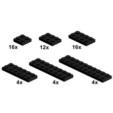 Black Plates 2 x n (set 10057-1)
