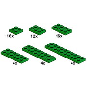 Dark Green Plates 2 x n