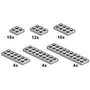 Light Gray Plates 2 x n