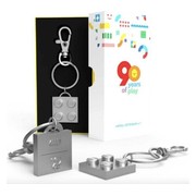 90 Years of Play Metal Key Chain