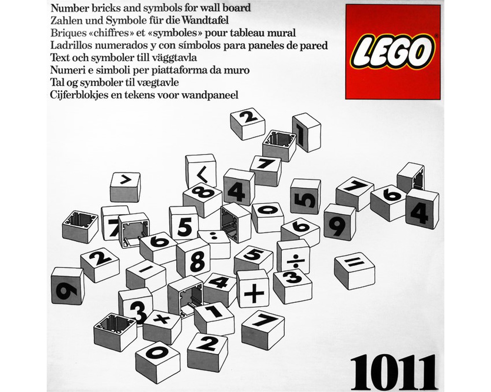 LEGO Set 1011-1 Number/Symbol Blocks (1976 Educational and Dacta > Duplo and Explore) Rebrickable - Build with LEGO