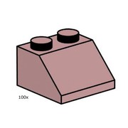 2 x 2 Sand Red Roof Tiles