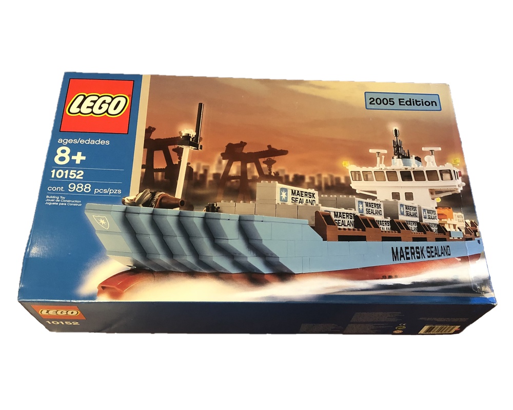 Udveksle tema profil LEGO Set 10152-2 Maersk Sealand Container Ship 2005 Edition (2005 Creator >  Creator Expert) | Rebrickable - Build with LEGO