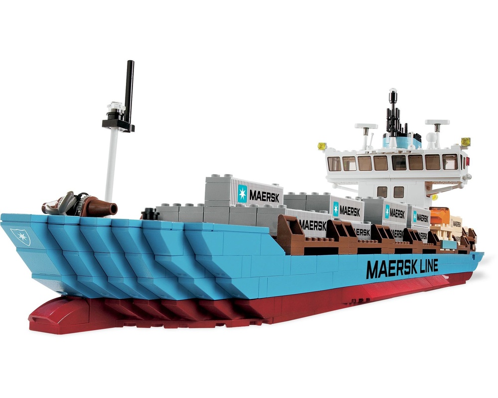 Kina Traktat Geometri LEGO Set 10155-1 Maersk Line Container Ship 2010 Edition (2010 Creator >  Creator Expert) | Rebrickable - Build with LEGO