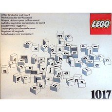 Letter Bricks for Wall Board (set 1017-1)