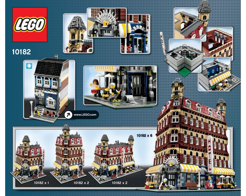 LEGO Set 10182-1 Cafe Corner (2007 Modular Buildings