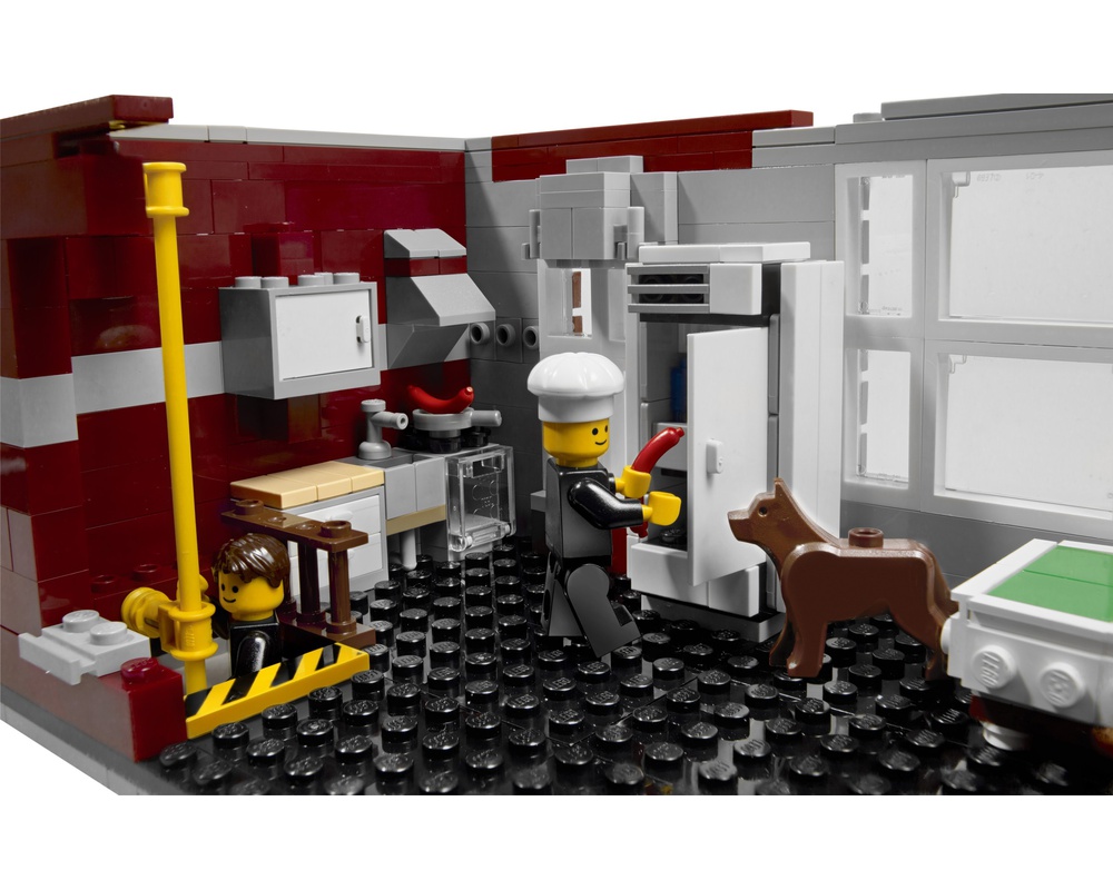 LEGO Set Fire Modular Buildings) Rebrickable - Build with LEGO