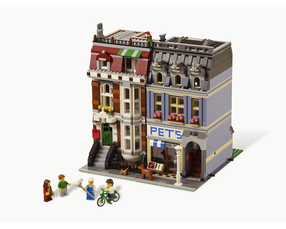 LEGO Set Shop (2011 Modular Buildings) Rebrickable Build with LEGO
