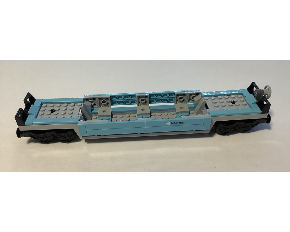 LEGO Set 102191s1 Maersk Train Car (2011 Creator > Creator Expert) Rebrickable Build with LEGO