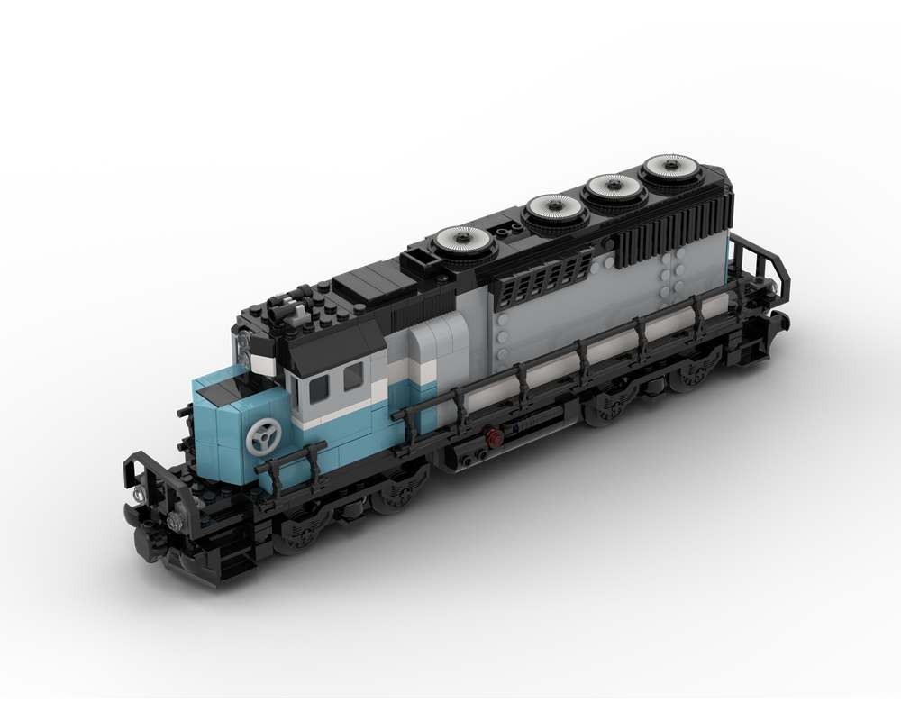 LEGO Set 10219-1-s5 Maersk Container Train Locomotive (2011 Creator ...