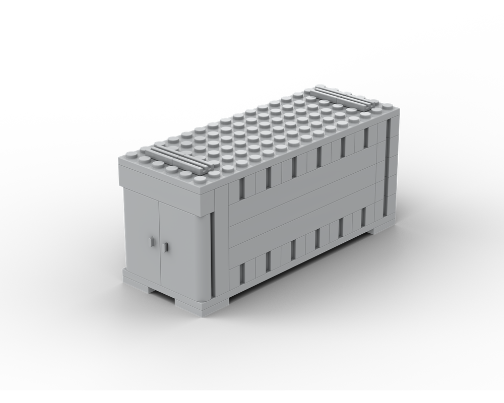 LEGO Set 10219-1-s6 Maersk Container Train Standard Container (2011 ...