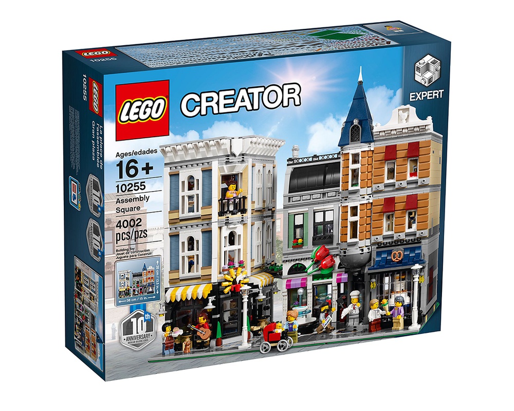 LEGO Set 10255-1 Assembly Square (2017 Modular Buildings) | Rebrickable - Build with