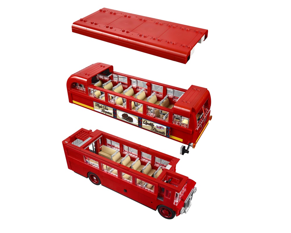 LEGO Set 10258-1 London Bus (2017 > Creator Expert) | Rebrickable - Build LEGO
