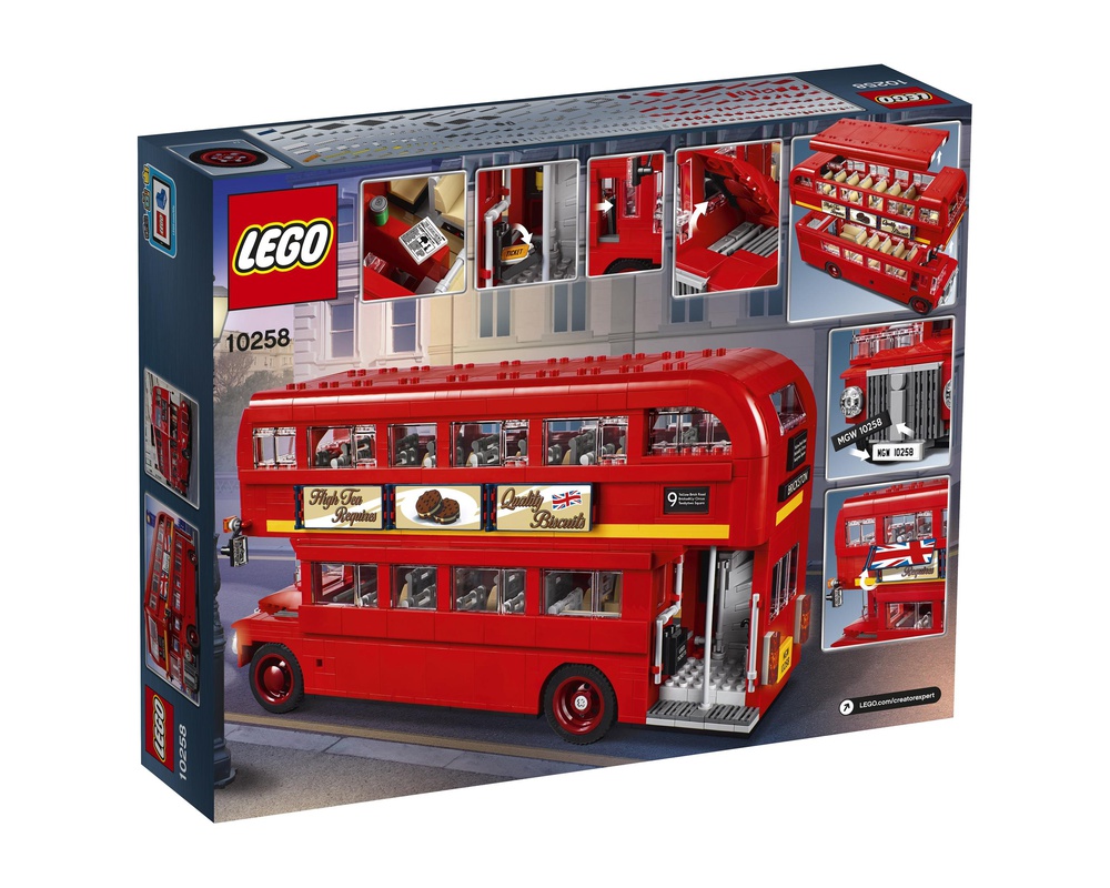 Antologi Marine tilgivet LEGO Set 10258-1 London Bus (2017 Creator > Creator Expert) | Rebrickable -  Build with LEGO
