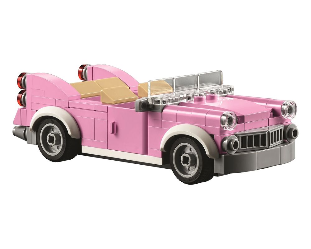 LEGO Set 10260-1-s1 Pink Cadillac (2018 Modular Buildings)
