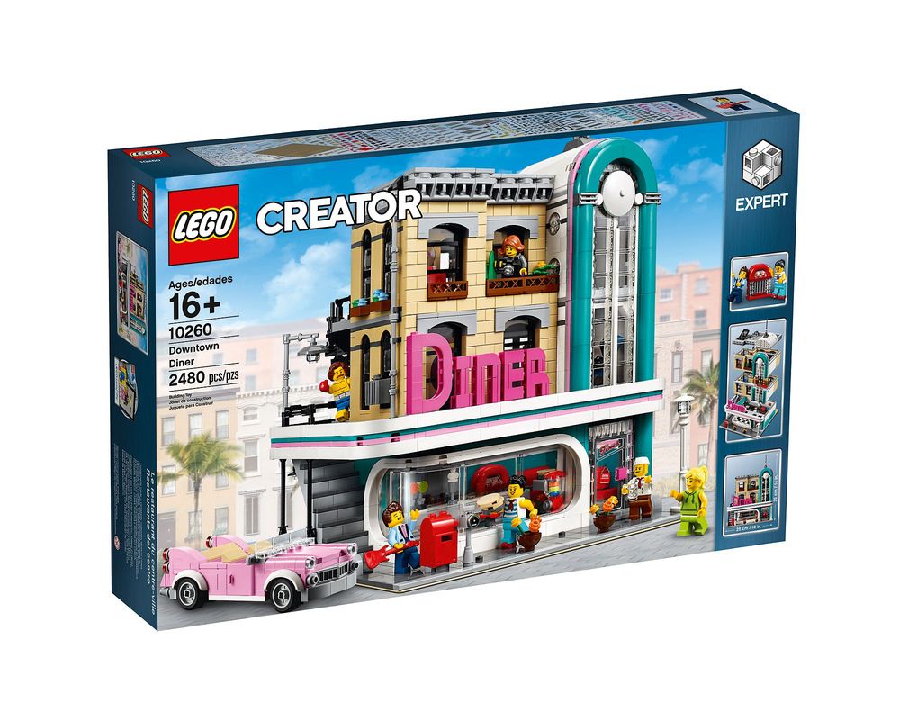 LEGO Set 10260-1 Downtown Diner (2018 Modular Buildings