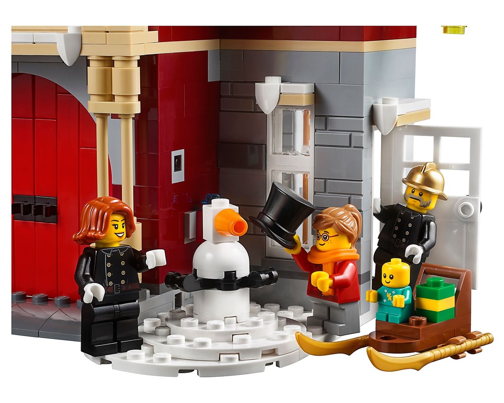 Værdiløs afregning Proportional LEGO Set 10263-1 Winter Village Fire Station (2018 Seasonal > Christmas >  Creator) | Rebrickable - Build with LEGO