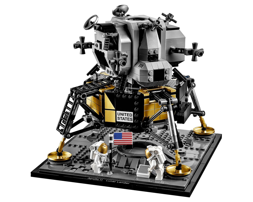 Produktionscenter Frastødende Metafor LEGO Set 10266-1 NASA Apollo 11 Lunar Lander (2019 Creator > Creator  Expert) | Rebrickable - Build with LEGO
