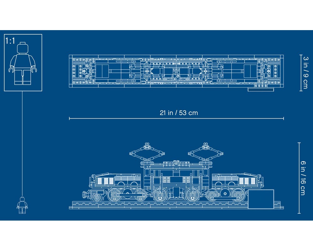 LEGO Set 10277-1 Crocodile Locomotive (2020 Icons) | Rebrickable