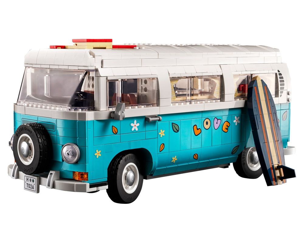LEGO Set 10279-1 Volkswagen T2 Camper Van (2021 Icons) | Rebrickable ...