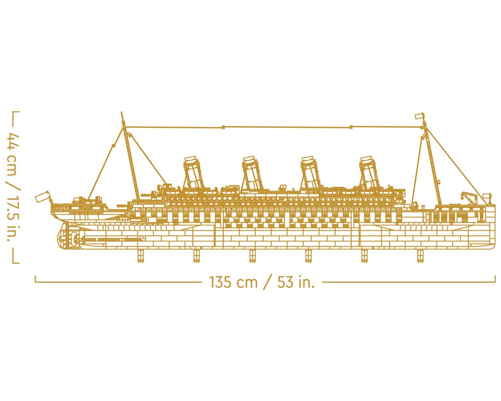 LEGO MOC Micro Titanic 10294 Alt by TerribleMOCs