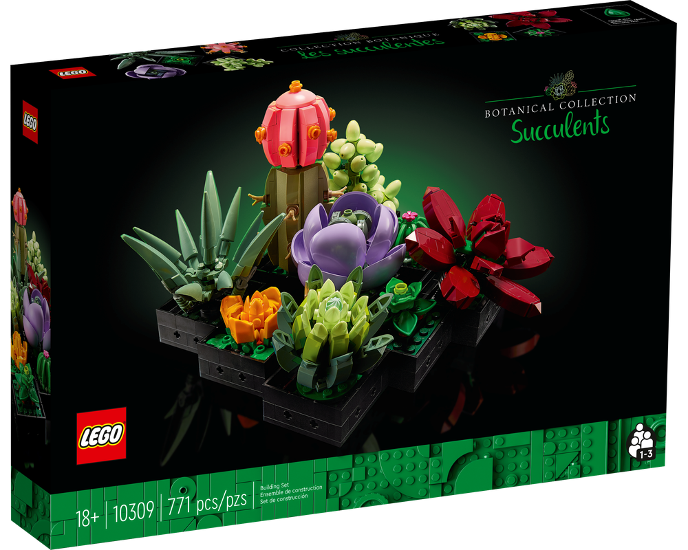 ポレポレとなります LEGO Set 10309-1 Succulents (2022 Botanicals) | Rebrickable