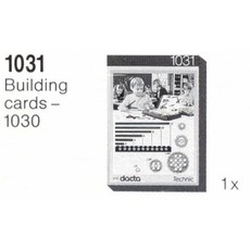 Building Cards - 1030 (set 1031-1)