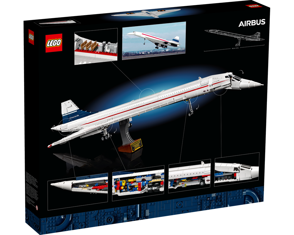 LEGO Set 10318-1 Concorde (2023 Icons) | Rebrickable - Build with LEGO